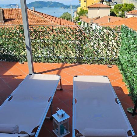 شقة La Terrazza Sul Golfo Dei Poeti Con Vista Mare Pitelli المظهر الخارجي الصورة