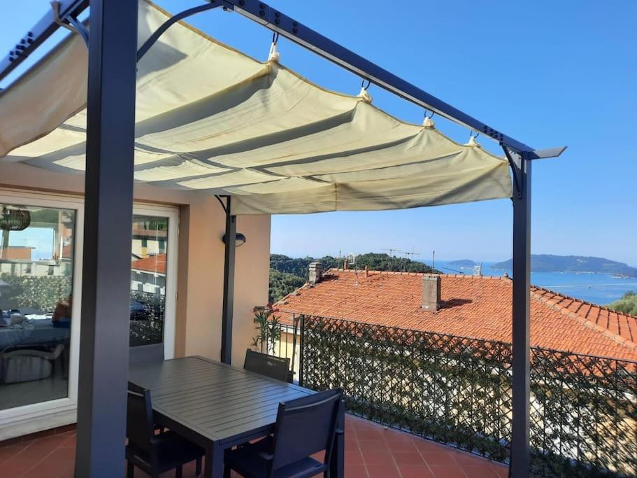 شقة La Terrazza Sul Golfo Dei Poeti Con Vista Mare Pitelli المظهر الخارجي الصورة