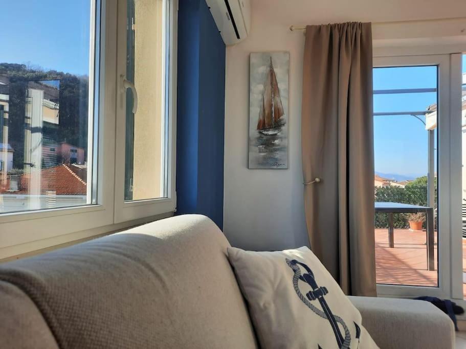 شقة La Terrazza Sul Golfo Dei Poeti Con Vista Mare Pitelli المظهر الخارجي الصورة