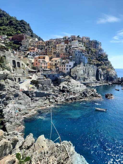 شقة La Terrazza Sul Golfo Dei Poeti Con Vista Mare Pitelli المظهر الخارجي الصورة