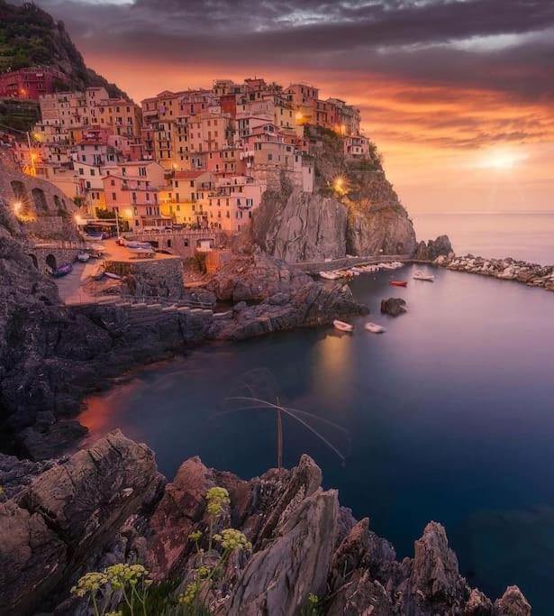 شقة La Terrazza Sul Golfo Dei Poeti Con Vista Mare Pitelli المظهر الخارجي الصورة
